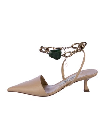 Jimmy Choo Chain-Link Accents Sandals