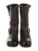 Jimmy Choo Leather Moto Boots