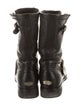 Jimmy Choo Leather Moto Boots