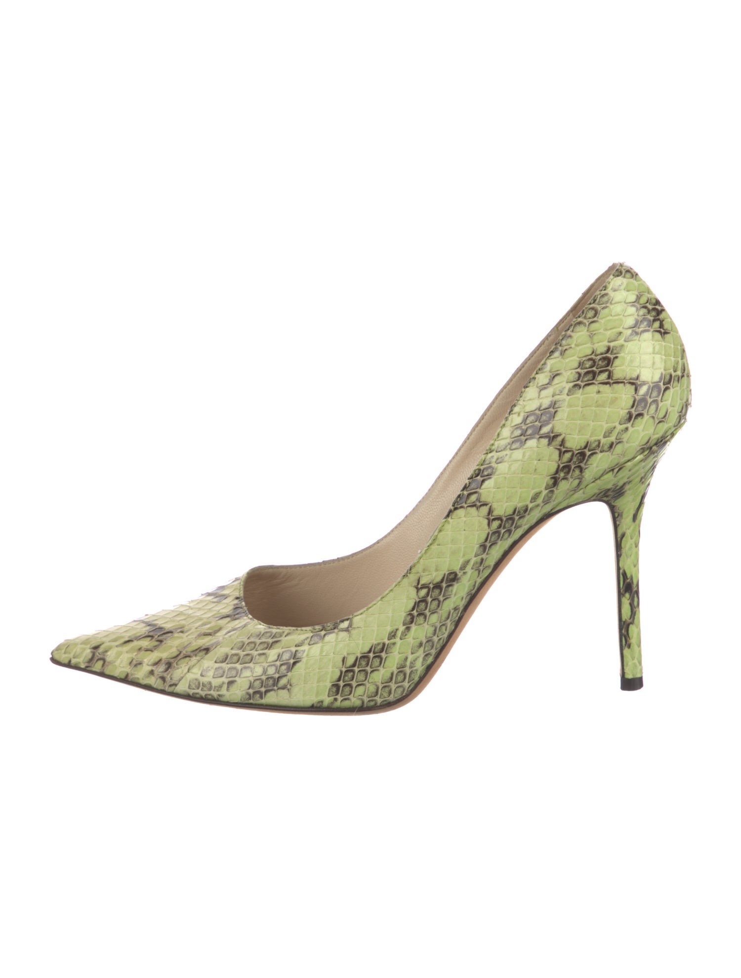 Jimmy Choo Snakeskin Animal Print Pumps