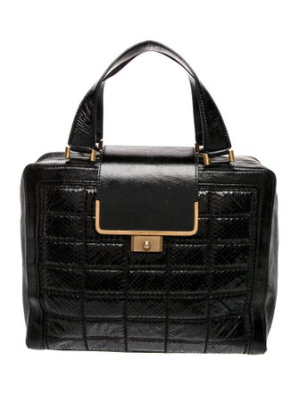 Jimmy Choo Patent Leather Top Handle Bag