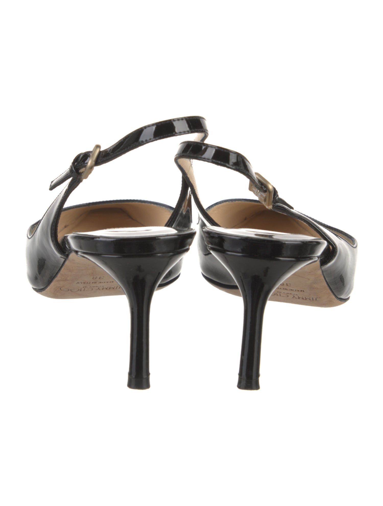 Jimmy Choo Patent Leather Slingback Pumps