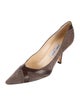 Jimmy Choo Suede Colorblock Pattern Pumps