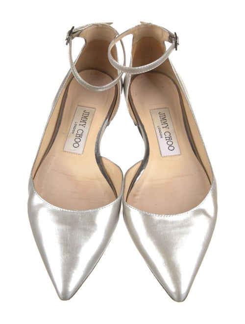 Jimmy Choo Leather D'Orsay Flats