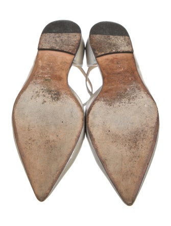 Jimmy Choo Leather D'Orsay Flats