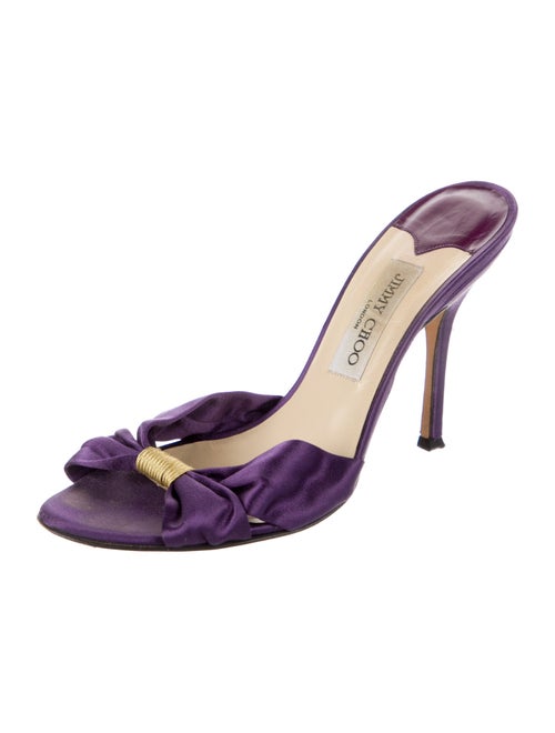 Jimmy Choo Satin Slides