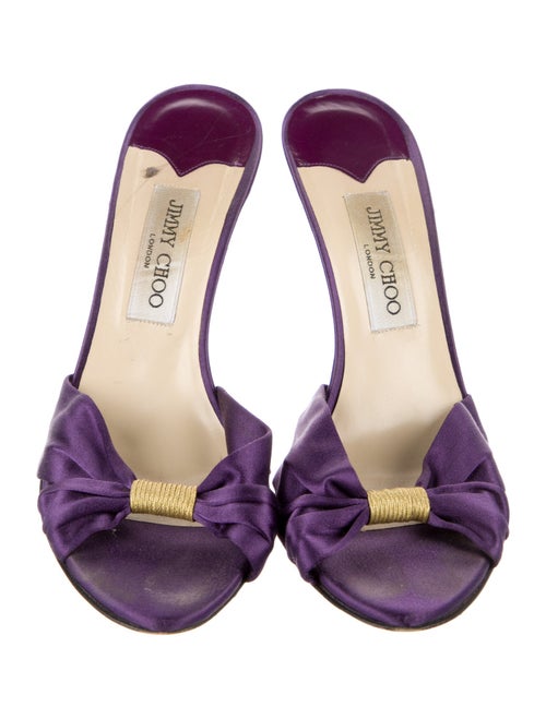 Jimmy Choo Satin Slides
