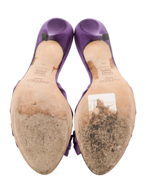 Jimmy Choo Satin Slides