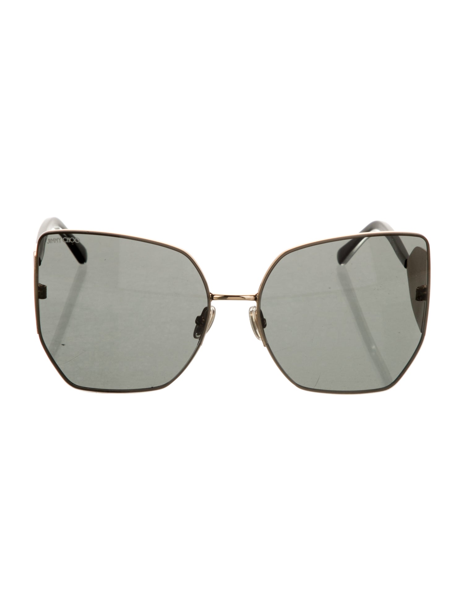 Jimmy Choo Oversize Tinted Sunglasses