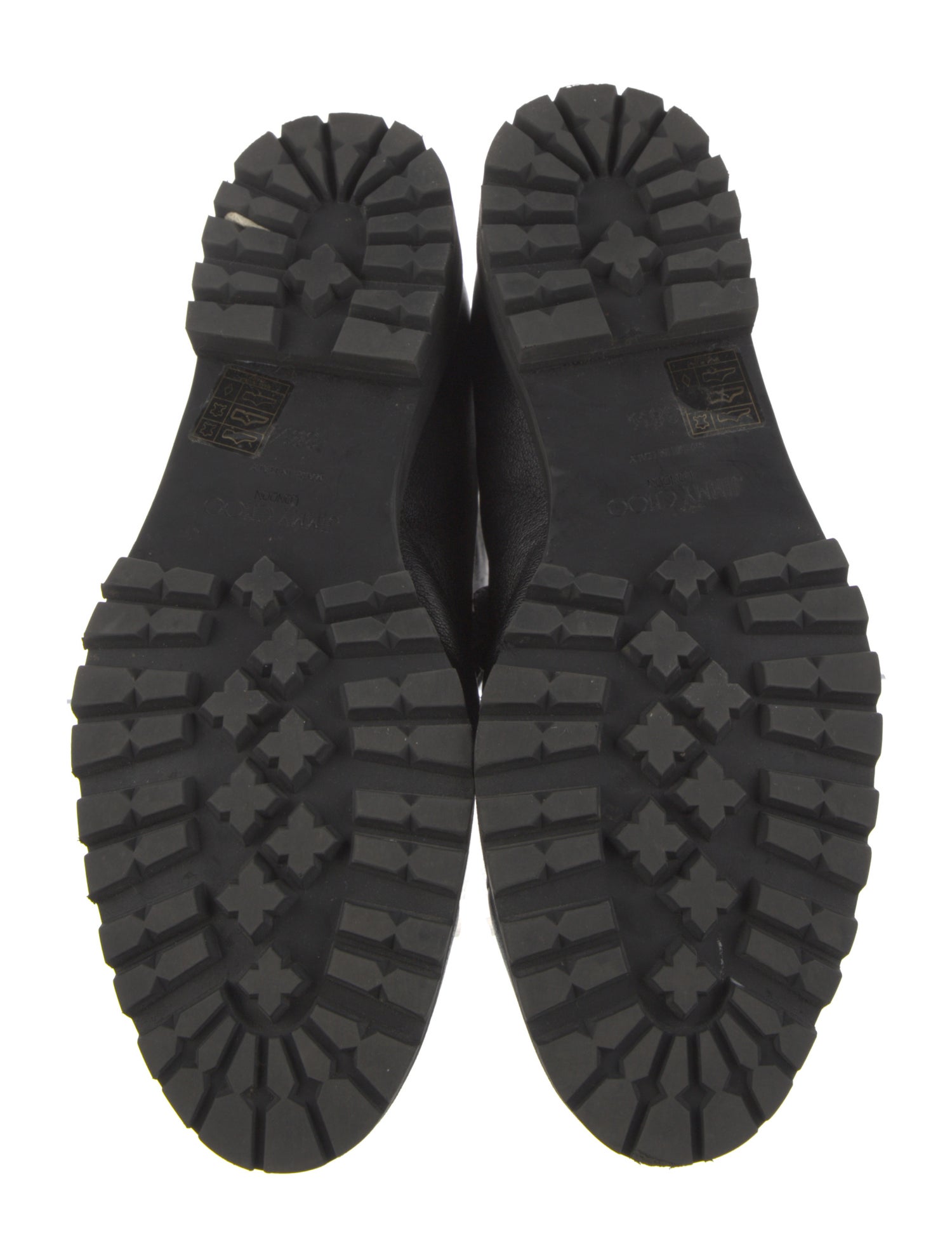 Jimmy Choo Leather Combat Boots