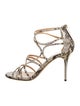 Jimmy Choo Snakeskin Animal Print Sandals