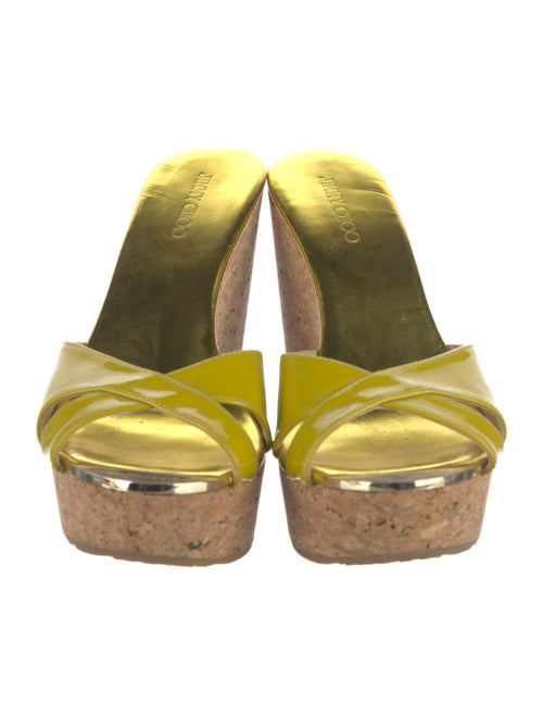 Jimmy Choo Patent Leather Slides