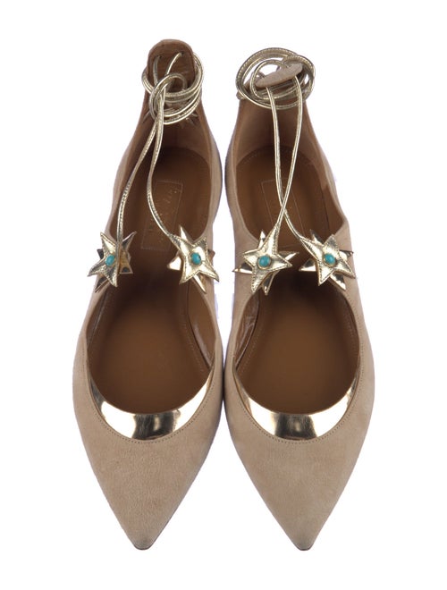 Aquazzura Suede Flats