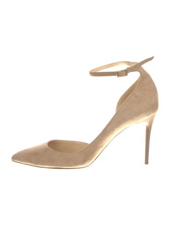Jimmy Choo Suede D'Orsay Pumps