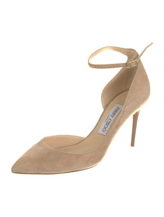 Jimmy Choo Suede D'Orsay Pumps