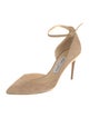 Jimmy Choo Suede D'Orsay Pumps