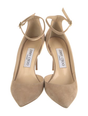 Jimmy Choo Suede D'Orsay Pumps