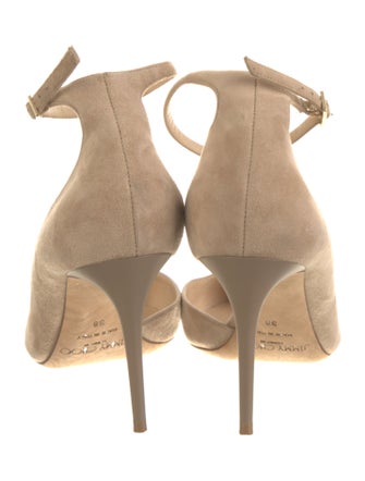 Jimmy Choo Suede D'Orsay Pumps