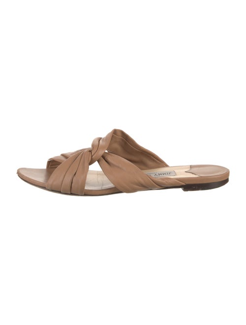 Jimmy Choo Leather Slides