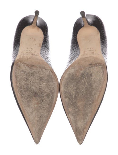 Jimmy Choo Embossed Leather Pumps