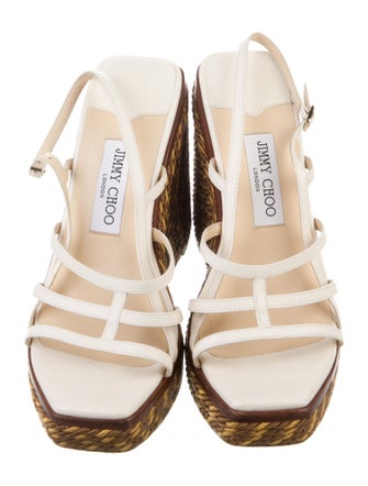 Jimmy Choo Leather Espadrilles