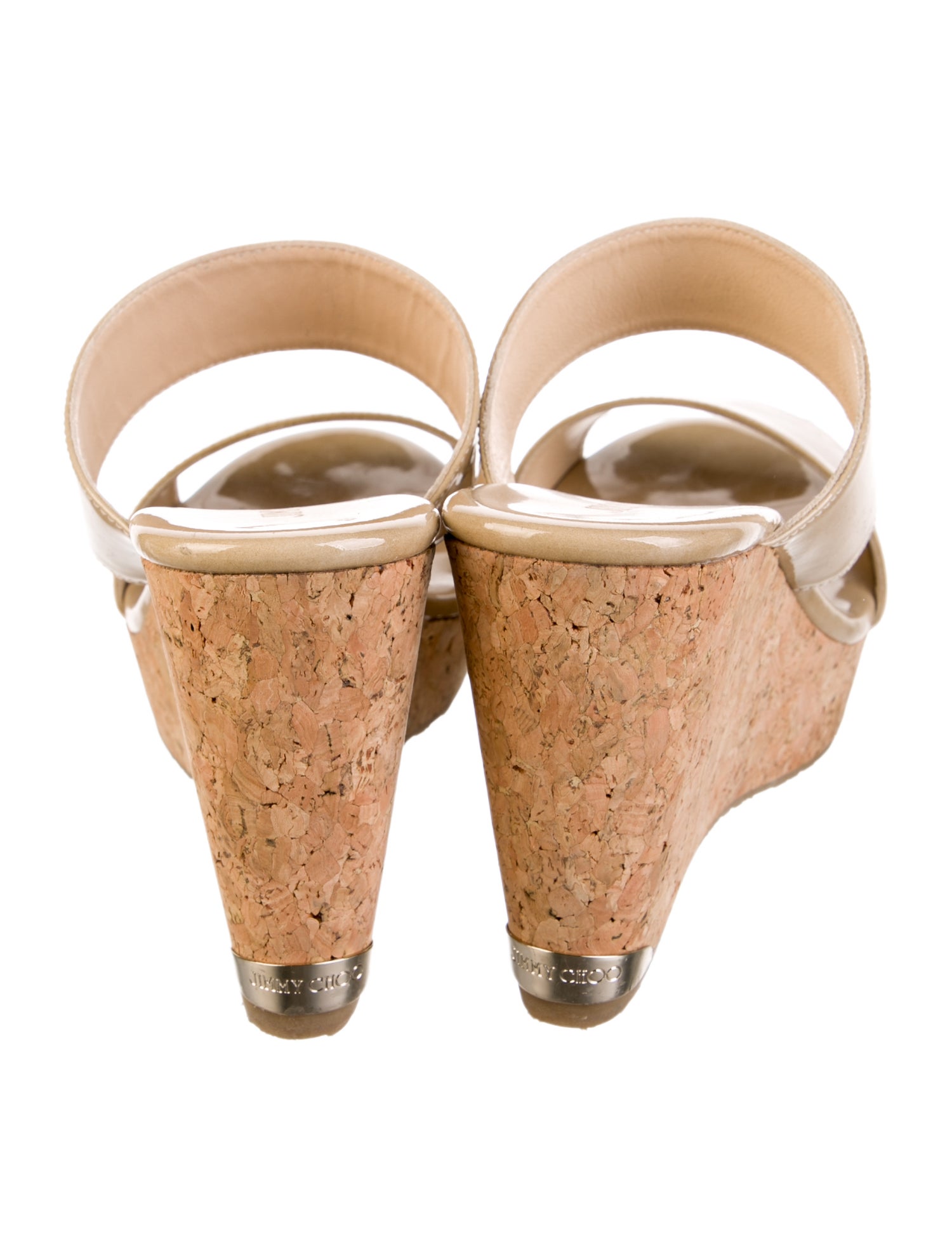 Jimmy Choo Patent Leather Slides