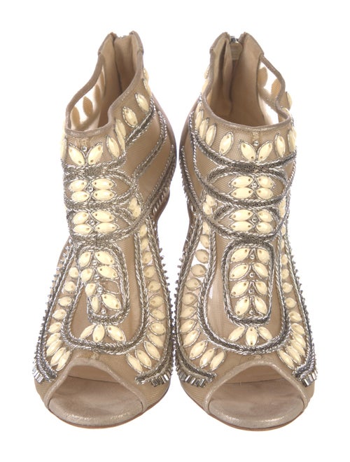 Jimmy Choo Suede Patterned Boots