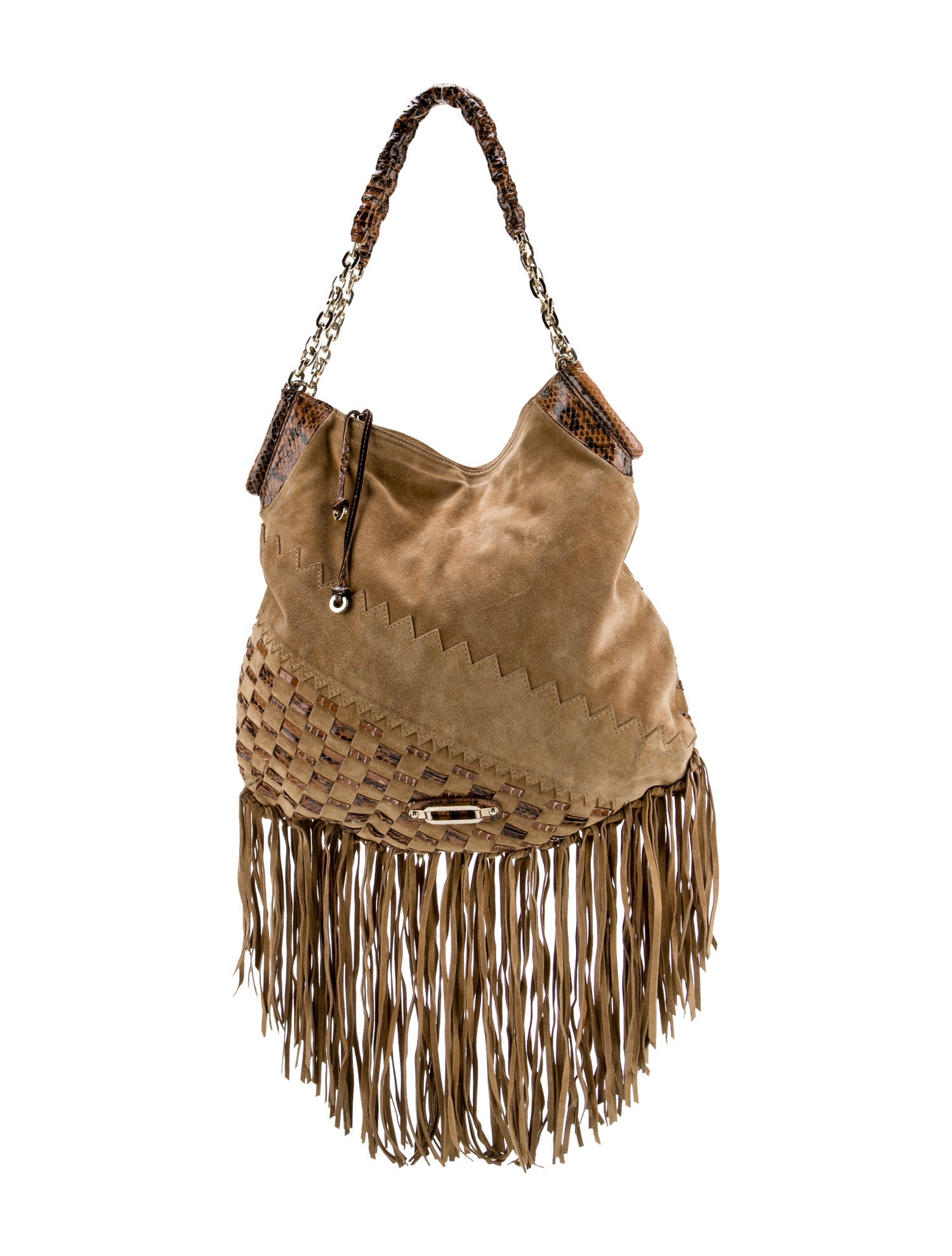 Jimmy Choo Suede Shoulder Bag