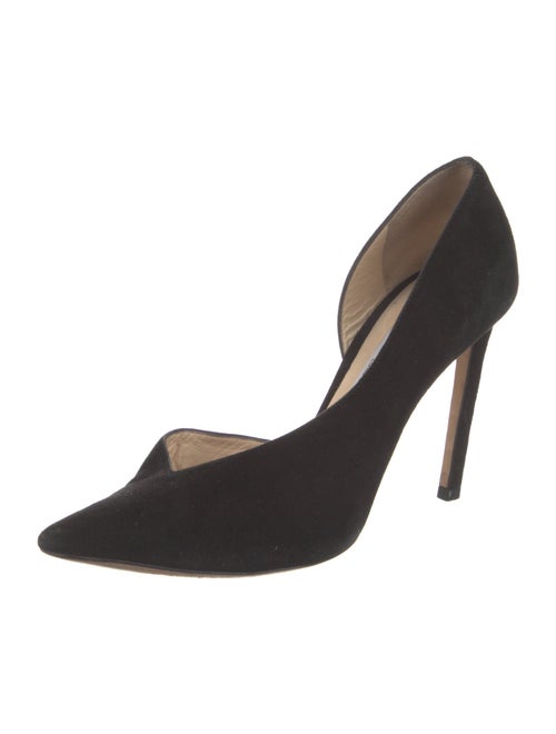 Jimmy Choo Suede D'Orsay Pumps