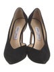 Jimmy Choo Suede D'Orsay Pumps