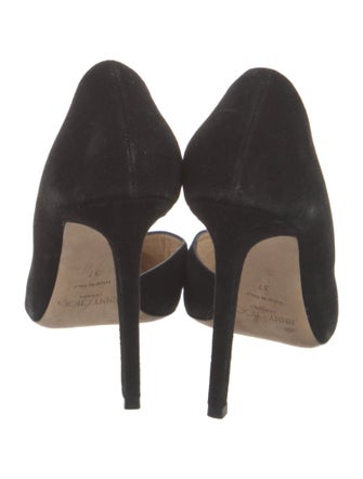 Jimmy Choo Suede D'Orsay Pumps