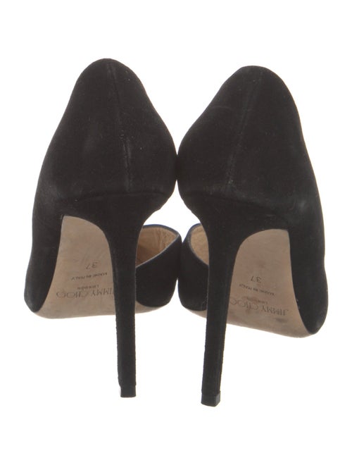 Jimmy Choo Suede D'Orsay Pumps