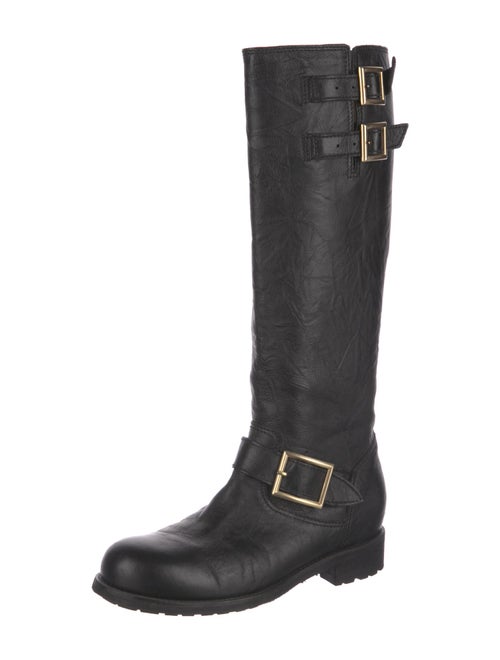 Jimmy Choo Leather Riding Boots