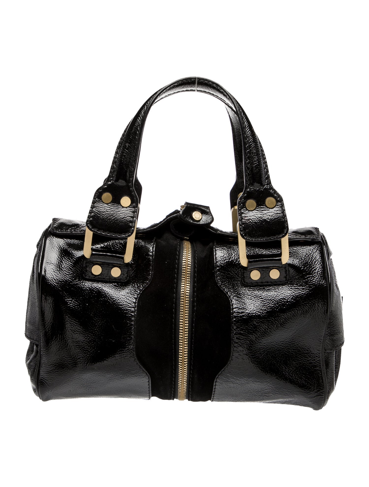 Jimmy Choo Patent Leather Top Handle Bag