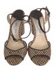 Jimmy Choo Raffia Animal Print Espadrilles