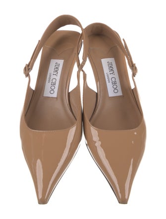 Jimmy Choo Patent Leather Slingback Pumps