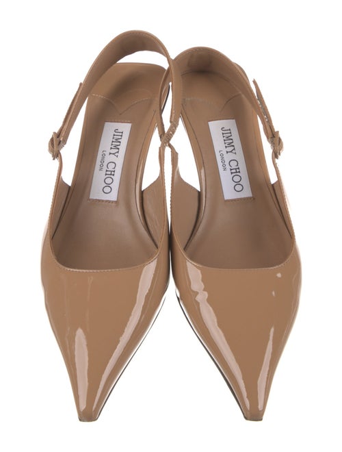 Jimmy Choo Patent Leather Slingback Pumps