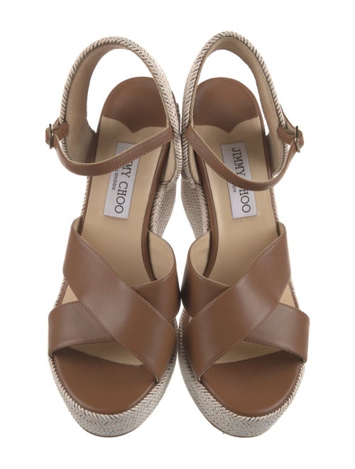 Jimmy Choo Leather Espadrilles