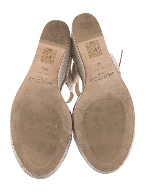 Jimmy Choo Leather Espadrilles