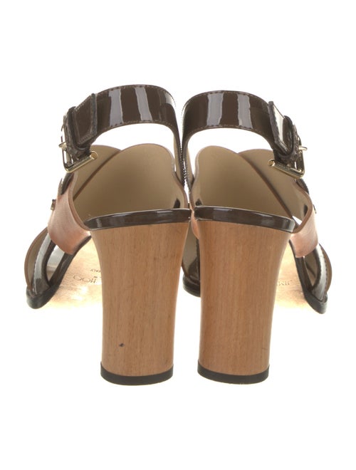 Jimmy Choo Leather Slingback Sandals