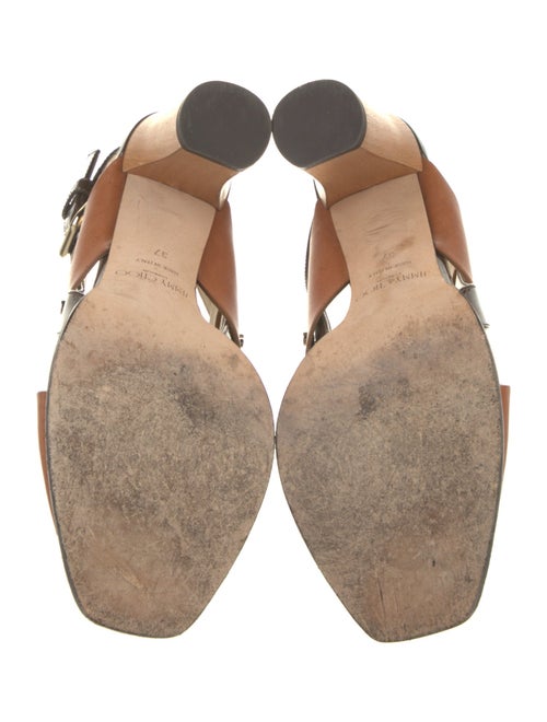 Jimmy Choo Leather Slingback Sandals