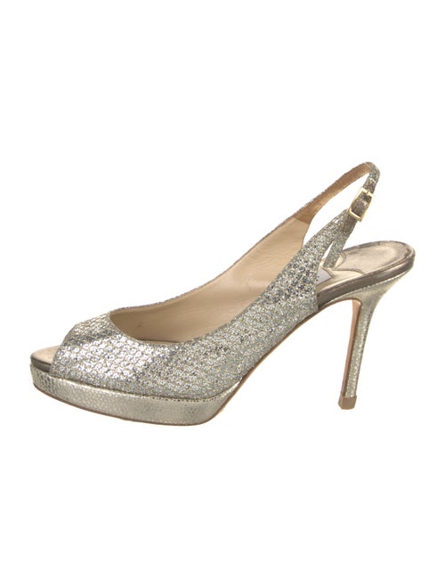 Jimmy Choo Glitter Slingback Pumps
