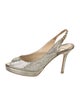 Jimmy Choo Glitter Slingback Pumps