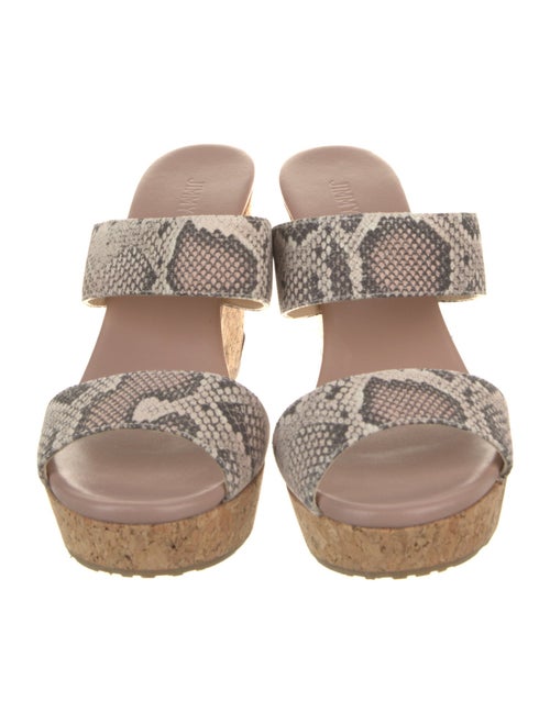 Jimmy Choo Animal Print Slides