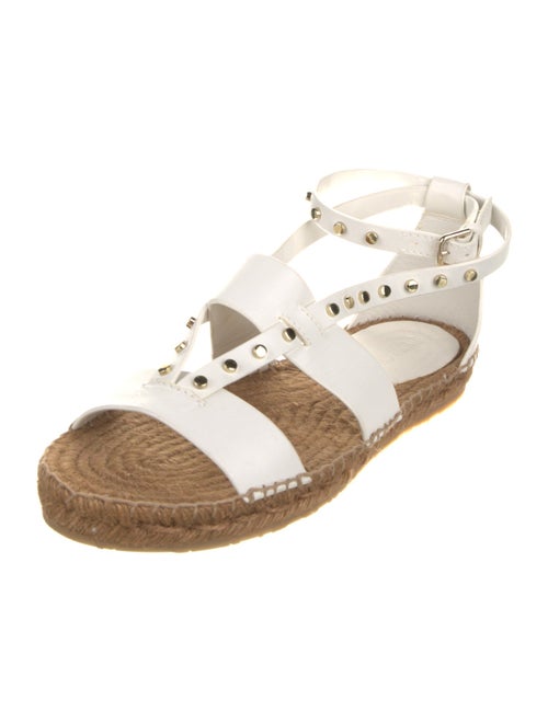 Jimmy Choo Leather Studded Accents Gladiator Sandals