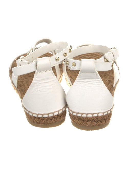 Jimmy Choo Leather Studded Accents Gladiator Sandals