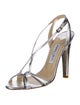 Jimmy Choo Leather Slingback Sandals