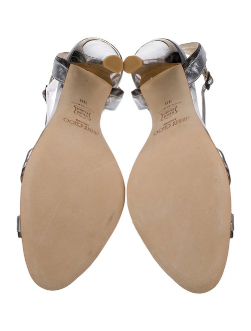 Jimmy Choo Leather Slingback Sandals