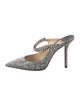 Jimmy Choo Crystal Crystal Embellishments Mules