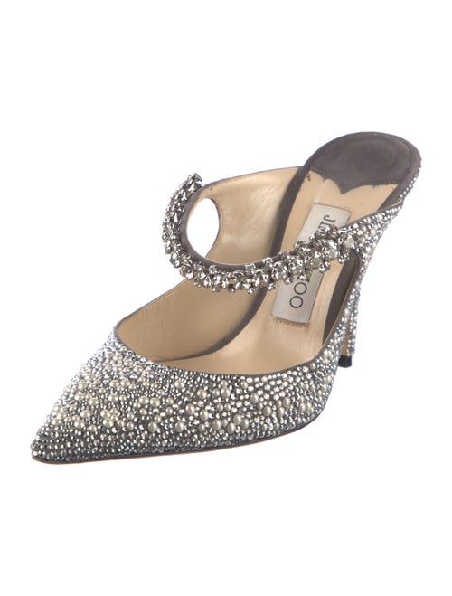 Jimmy Choo Crystal Crystal Embellishments Mules